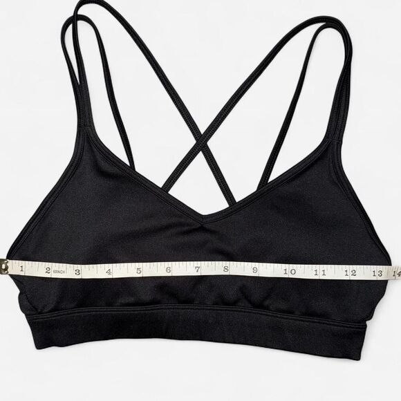 Old Navy Black Strappy Sports Bra - Picture 3 of 7